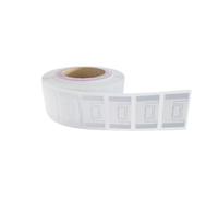 YANZEO 100Pcs UHF RFID Tags 54x34mm RFID Sticker 860-960MHZ Self-Adhesive RFID Label for Supermarket Library Document Warehouse Management