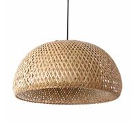 YANZHAOA Bamboo Pendant Lamp rattan Weaving Hand Knitted Bamboo Hanging Light Japanese Decorative Crafts Lamps Embedded Ceiling Lighting Antique Lantern For Bedroom, Living Room, Dining Room