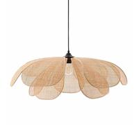 YANZHAOA Chinese Pendant Lamp Silent Wind Decorative Crafts Lamping Bamboo Woven Lampshade E27 Vintage Hand-woven Ceiling Fixture Embedded Rattan Hanging Light For Tea Room, Study Room, Homestay YAN