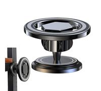 yanzisura Cell Phone Magnetic Holder - Double Magnetic Phone Holder for Gym - Attach to Metal Portable 360 Degree Rotating Strong Hold Smartphone Cradle for Women, Men