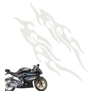 yanzisura Decals for Motorcycles - Flame Pattern Car Stickers for Men | Waterproof Cool Emblem for Bumper Toolbox Mailbox Window Boat Skateboard