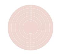 yanzisura Round Baking Mat | 11.81inch Reusable Cookie Mat - Cake Turntable Mat, Thick Non Stick Baking Mat, Food Grade Silicone Dough Rolling Bake Mat for Cake Making