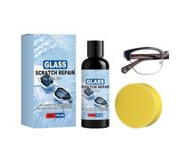 yanzisura Scratch Remover for Glass | 30ml Window Restoration Liquid with Sponge | Auto Glass Maintenance Liquid | for Automotive Sedan Truck Home Shower Windshield Mirror Eyeglass Lens