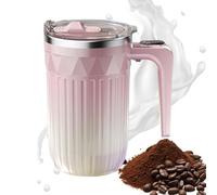 yanzisura Stirring Mug - 450ml Electric Mixer Cup,with Detachable Stirrer Rechargeable Self Stirring Cup - for Milk Tea Chocolate Beverages Drink Birthday Office Home Kitchen Cafe