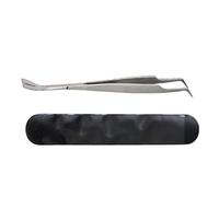 yanzisura Tick Remover,2-In-1 Design Tick Removal Tool,Stainless Steel Tick Remover Suitable For Dogs, Cats, Horses, People,Professional Tick Tweezers With Leather Storage Box, 5.5inch