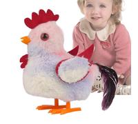 yanzisura Walking Chicken Toy - Rooster Animation Plush Chirping Toys | Educational Sensory Plush Game for Birthday Holiday