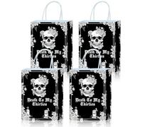 YanZonic 16Pcs Death to My 30s Gift Bags - Party Favor Bags for Shorty Hit 40 Decorations, Over the Hill 40th Birthday Decorations, RIP to My 30s Celebrations