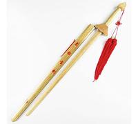 YAO DIAN Wooden Anime Samurai Sword, Tai Chi With Sheath, Sword Practice, Morning Sword Exercise, Suitable For Various Practice Performances(Size:98cm,Color:B)