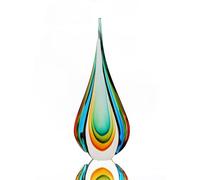 Yao Yuan Handmade Murano Glass Sculpture for Home Decor,18.11in Height (Sculpture Extra Large)