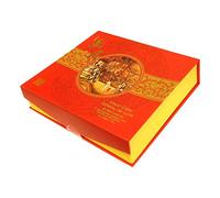 Yao Yue Traditional Chinese Mooncake Gift Set - Double Salted Egg Yolk & White Lotus Paste 4 Pieces 720g
