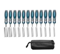 YAOBAO 12 Piece Wood Chisel Sets Woodworking Tools Set, Wood Chisels for Woodworking,Wood Tools Chisel Set Woodworking with Ergonomic Plastic Handle