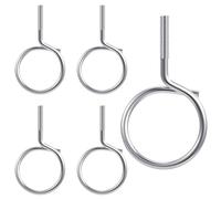 Yaocom 1/4"-20 Machine Threaded Bridle Rings Diameter Heavy Duty Bridle Wiring Rings Cable Hangers for Low Voltage Cable Pipe Management(2",100 Pcs)