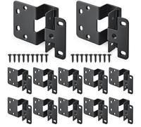 Yaocom 12 Pcs Five-Knuckle Hinge for 3/4" Door Thickness, 270 Degree Institutional Hinge, Black Powder Finish for Institutional Use in Hospitals, Schools, and Other Comercial Settings