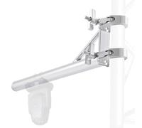 Yaocom 24 Inch Truss Arm Extension Pole with Dual Self-locking Clamps, 2 Inch/ 50mm Standard Truss Fit, Aluminum for Pro Audio Lighting, Stage DJ Rig Mounting
