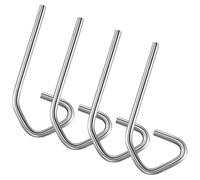 Yaocom 4 Pcs Hitch Pin Clip for Hand Truck Convertible Composite Hand Truck Replacement Lock 3 1/4" Grab Pin Clip