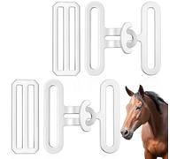 Yaocom 6 Pcs Horse Blanket Surcingle Buckle Replacement Kits, 2" Universal Surcingle Replacement Set Heavy Duty Hardware for Repair and Restore Any Horse Blanket Sheets Attachment, 2 Sets