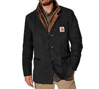 YAODAMAI Men's Heavy Duty Vintage Michigan Workwear Jacket Men and Women Vintage American Casual Jacket