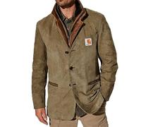 YAODAMAI Men's Heavy Duty Vintage Michigan Workwear Jacket Men and Women Vintage American Casual Jacket