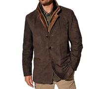 YAODAMAI Men's Heavy Duty Vintage Michigan Workwear Jacket Men and Women Vintage American Casual Jacket