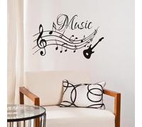 YAODANGM Music Introduction Home Decor Portable Wall Stickers Music Notes Room Sofa Background Children's Room Wall Art Stickers