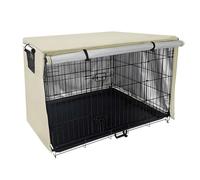 YAODFYL Outdoor Dog Crate Cover Made of Robust Polyester - All-Weather & Water-Repellent Cover for Wire Boxes 61-122 cm (24-48 Inches)