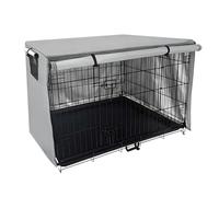 YAODFYL Outdoor Dog Crate Cover Made of Robust Polyester - All-Weather & Water-Repellent Cover for Wire Boxes 61-122 cm (24-48 Inches)