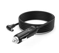 YAODHAOD 12V Car Charger Cable MAX 10A 1.8M，Straight Angle DC 5.5 x 2.5mm 14AWG Cigarette Lighter Charger for DVD Player,Router,GPS,Camera,CCTV