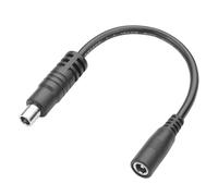 YAODHAOD DC 8020 to DC 5525 Cable 20CM 14AWG 20A 8020 Socket to 5526 Plug Cable Compatible with Jackery Solar Generator Portable Power Station and Solar Panel (8020 M /5525 F)
