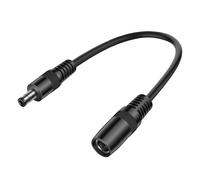 YAODHAOD DC 8020 to DC 5525 Cable 20CM 14AWG 20A 8020 Socket to 5526 Plug Cable Compatible with Jackery Solar Generator Portable Power Station and Solar Panel (8020 F / 5525 M)