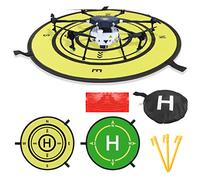 YAODHAOD Drone Landing Pad,54CM （21in）Universal Portable Luminous Waterproof Foldable Helipad for DJI Air 2S/Mavic Mini 2/Mavic Air 2/Mavic 2 Pro/Zoom/FIMI X8SE/DJI FPV Drone
