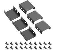 YAODHAOD Dual Fan Mount Rack,8cm/9cm Fan Computer Radiator Holder Graphics Card Bracket-6PCS (Dual Bracket)
