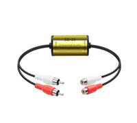 YAODHAOD Ground Loop Isolator, Amplifier Noise Filter for Car Audio & Home Stereo,Feedback Loop Isolator,Stereo Noise Suppressor Reducer Alternator