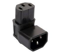 YAODHAOD IEC 320 Series Adapter for Gender Change (IEC 320 C14 - C13 Down)