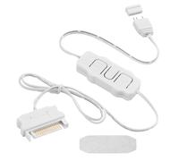 YAODHAOD Mini ARGB Controller, 3 Pin RGB 5V Controller for PC Fan, Light Bar, Water/Air Cooled Radiator, Built-in Light Mode, SATA Power Supply (White)