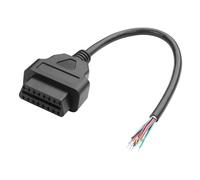 YAODHAOD OBD2 Female to Open Pigtail Extension Cable,16Pin OBDII Port Replacement Cable Pigtail Wire (OBD2 Female)