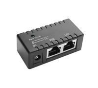 YAODHAOD POE Injector, Power Over Ethernet Power Supply, 12V, 24V, 48V, Distance up to 100 m, Wall Plug, Power Over, Includes 12V DC Cable (100Mbps/Style B)