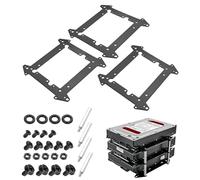 YAODHAOD SSD Mounting Frame Metal for 2.5 Inch / 3.5 Inch HDD/SSD Holder Stackable Space Saving Storage Expansion for PC Cases, NAS, Servers (3)