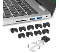 YAODHAOD USB A Port Blockers 10 PACK,USB Security Lock Protect Information Security,Removable USB 2.0/3.0 Port Plug Dust & Moisture Resistant Shield for PC, Laptop & Notebook Data Protection