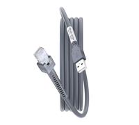 YAODHAOD USB A to RJ45 Extension Cable, Durable Copper Core Cable 2 m/3 m for Symbol Barcode Scanner, Replacement Cable for Motorola LS2208 LS3578 LS9208 DS9208 (Grey, 2 m)