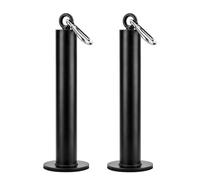 Yaoeruqi 2 Pcs Weight Loading Pin 2 inch,Olympic Weight Plate Loading Pin for Cable Pulley System LAT Pulldown,Heavy Duty Gym Equipment Weights Lifting Pin with Carabiner