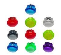 YAOGUI 10Pcs Arcades Push Button 24mm/30mm Game Start Resetting Switches Controller For Arcades Game Machine Easy To Use Video Console Start Cion Switches