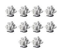 YAOGUI 10pcs Fish Tanks Aquascapes Simulation Corals Water Plant Ornaments Undersea For Fish Tanks Aquariuma Accessories Polyresin Accessories