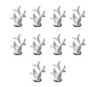 YAOGUI 10pcs Fish Tanks Aquascapes Simulation Corals Water Plant Ornaments Undersea For Fish Tanks Aquariuma Accessories Polyresin Accessories