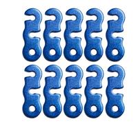 YAOGUI 10Pcs Outdoor Camping Tent Rope Buckles 3 Hole Rope Tensioner Guyline Cord Adjuster Tent Tensioner Buckle Fastener Hardware