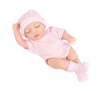 YAOGUI 19cm Soft Silicone Doll Baby Girl Doll 3-D Life Like Educational Collectable Child Parenting Game Toy Reborns Dolls Look Real Silicone Full Body Dolls Girls Newborn