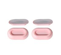 YAOGUI 1Pair Adhesive Remote Control Holder Silicone Wall Mount For TVs And Device Organization