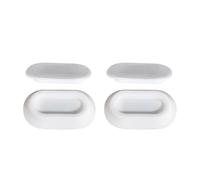 YAOGUI 1Pair Adhesive Remote Control Holder Silicone Wall Mount For TVs And Device Organization