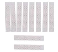 YAOGUI 200Pcs Acupunctures Beads Auricular Ear Sticker Massage Ear Acupunctures Patches Clear Disposables Sticker Easy Use Disposable Auricular Massager