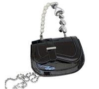 YAOGUI 2023 Crossbody Bag Fashion PU Shoulder Bag For Girl Women Pearl Handle Chain Versatile Cosmetics Cellphone Single Shoulder