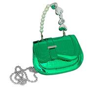 YAOGUI 2023 Crossbody Bag Fashion PU Shoulder Bag For Girl Women Pearl Handle Chain Versatile Cosmetics Cellphone Single Shoulder